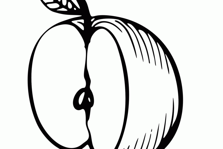 Apple Coloring Pages For Kids Apple Coloring Pages