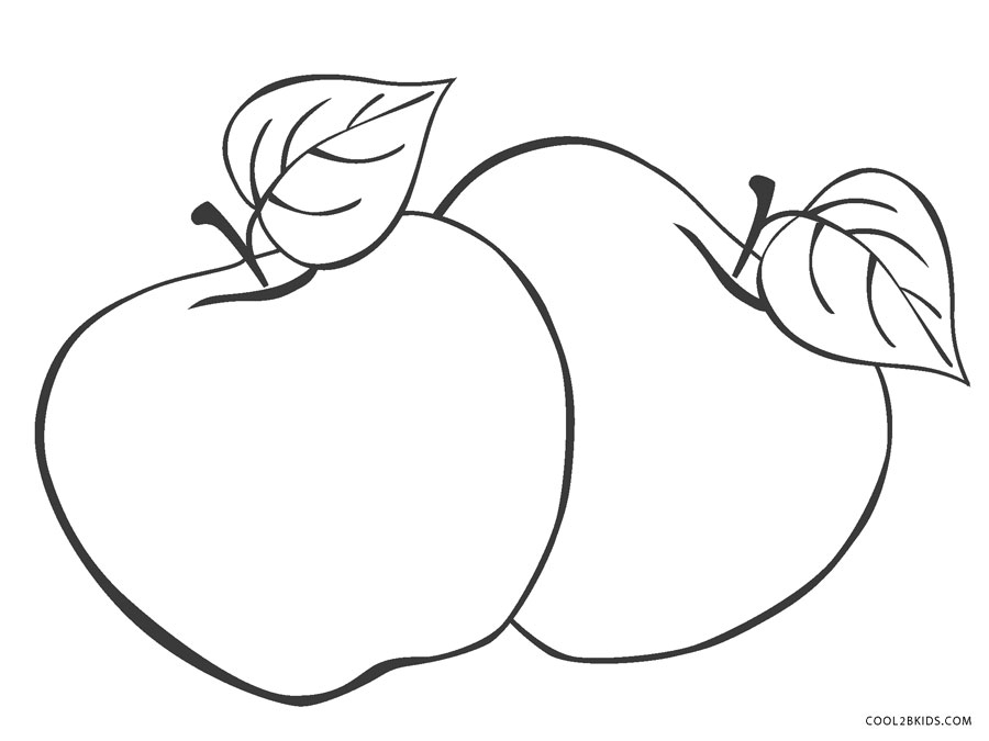 Apple Coloring Pages Free Printable