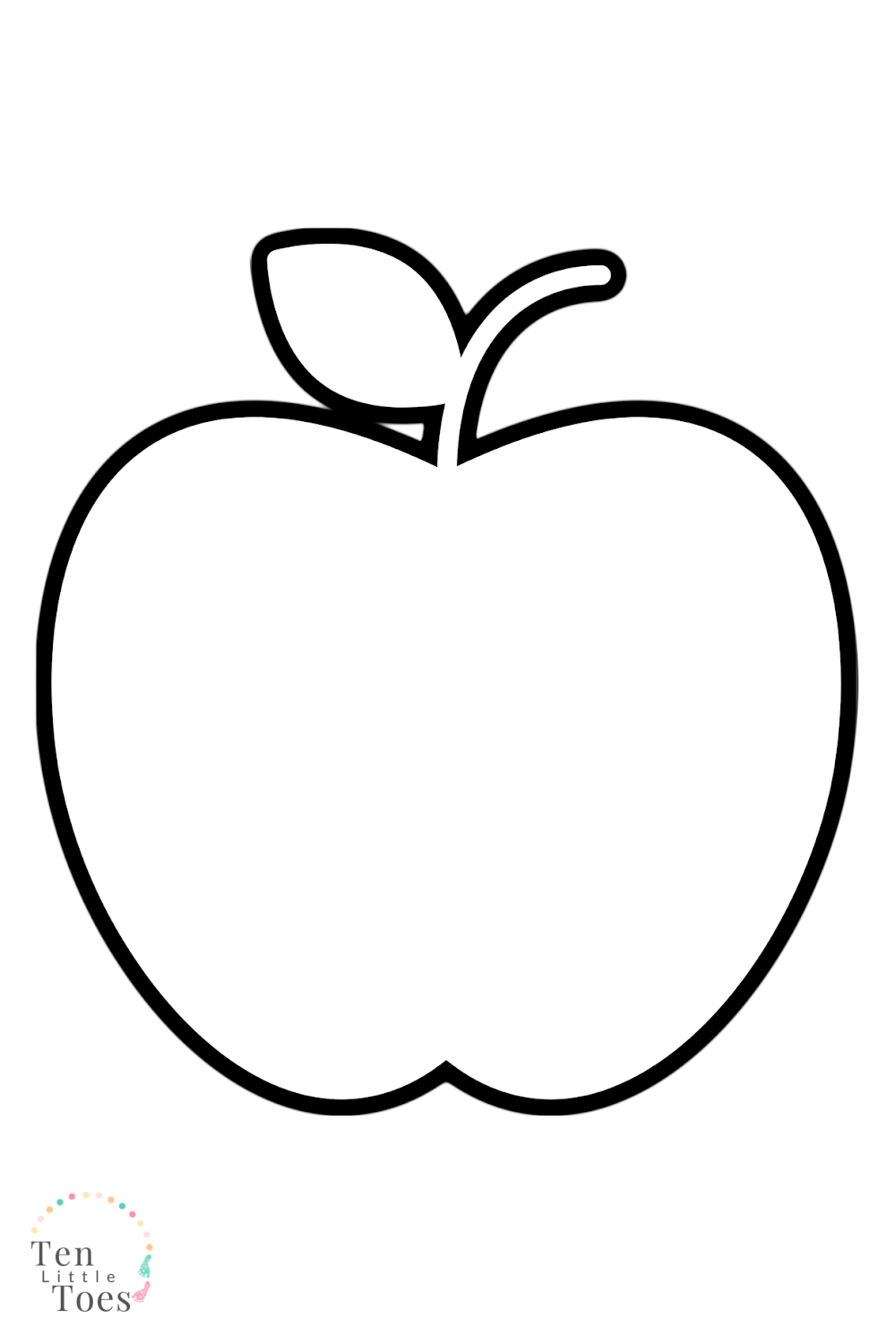 picture of apple for colouring picture of apple for colouring