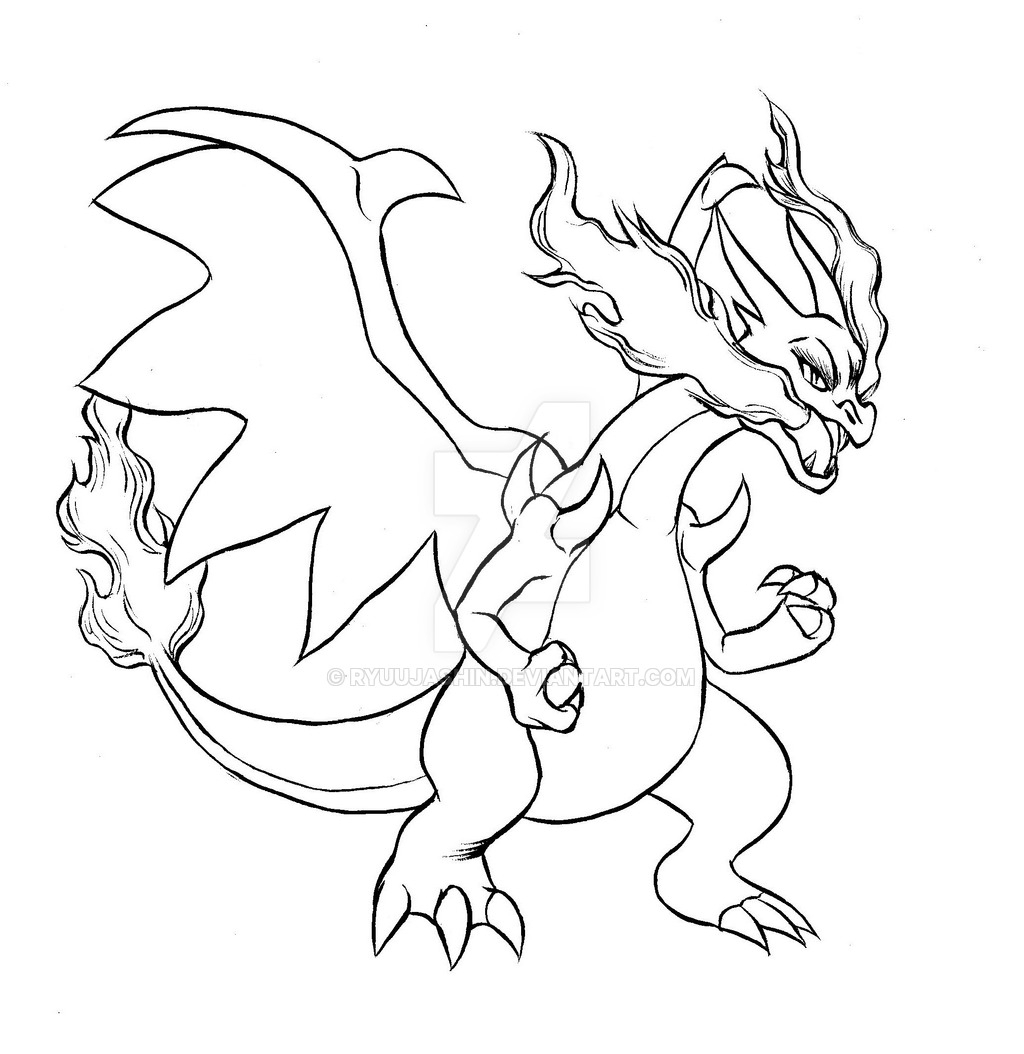 Arguto 50 Printable Pokemon Coloring Pages Charizard PNG Neutron