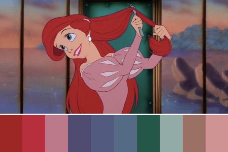 ARIEL COLOR PALETTE Desenho Toy Story Disney Filmes Da Disney