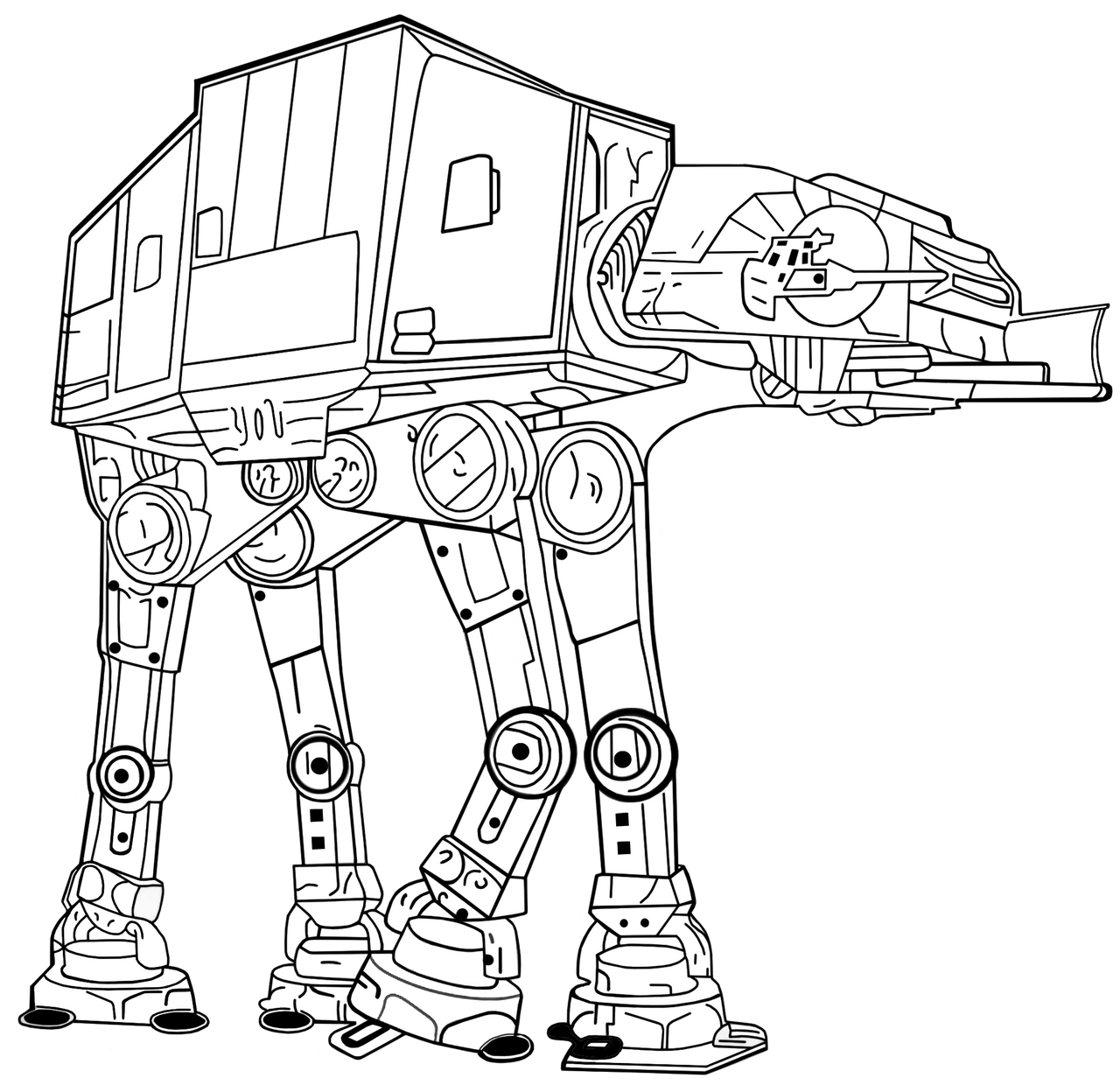 Star Wars coloring page pdf
