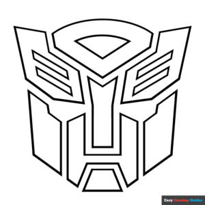 Autobots Symbol From Transformer Coloring Page Easy Drawing Guides Autobots Symbol From Transformer Coloring Page Easy Drawing Guides