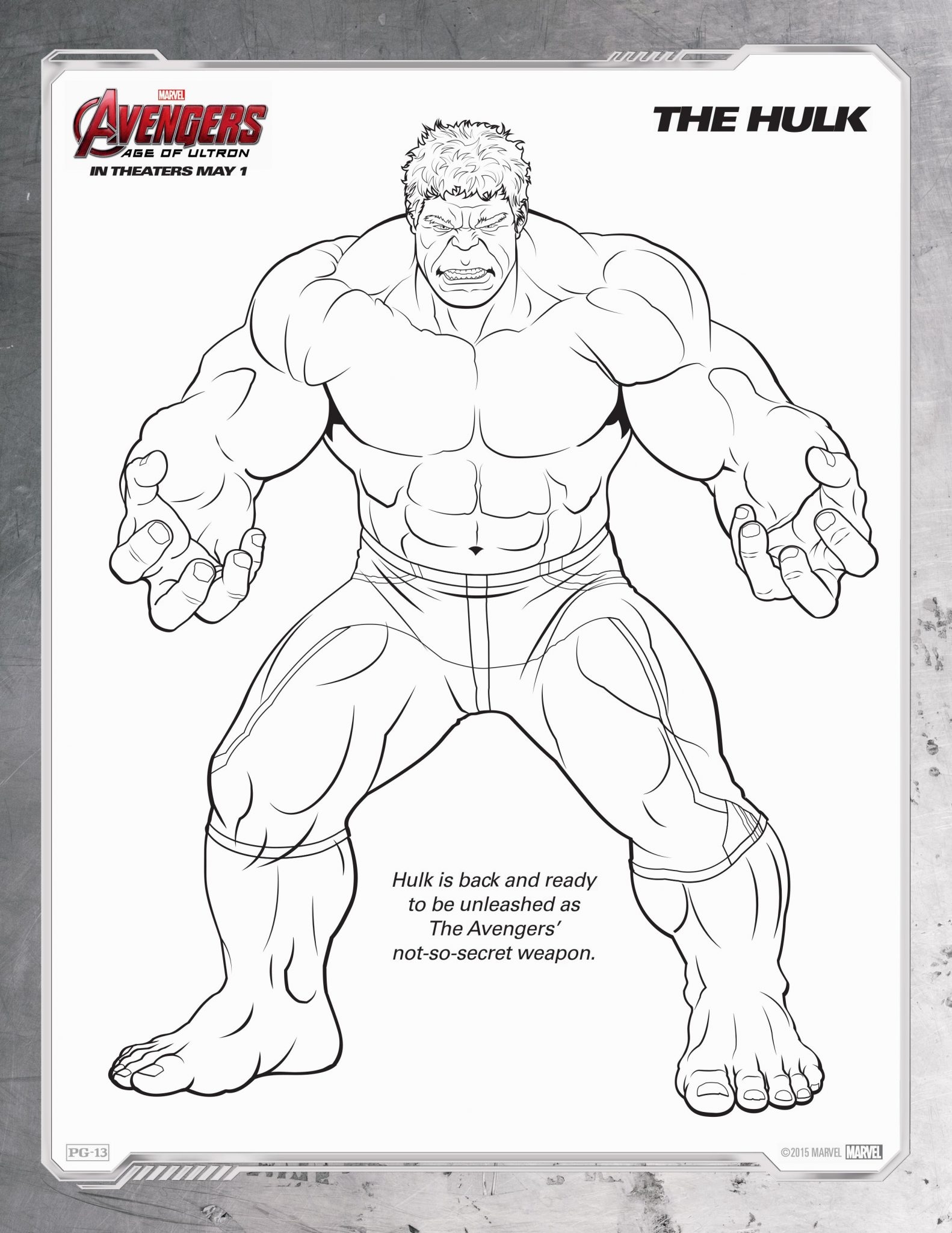 avengers coloring sheets printable