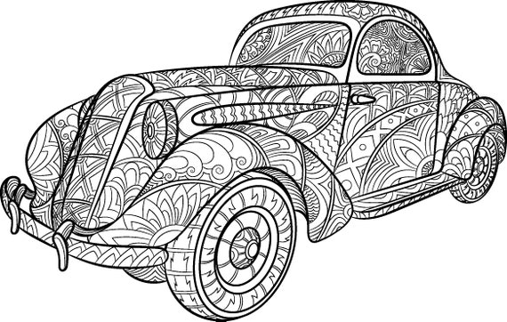 Awesome Coloring Pages For Adults Cars Awesome Coloring Pages For Adults Cars