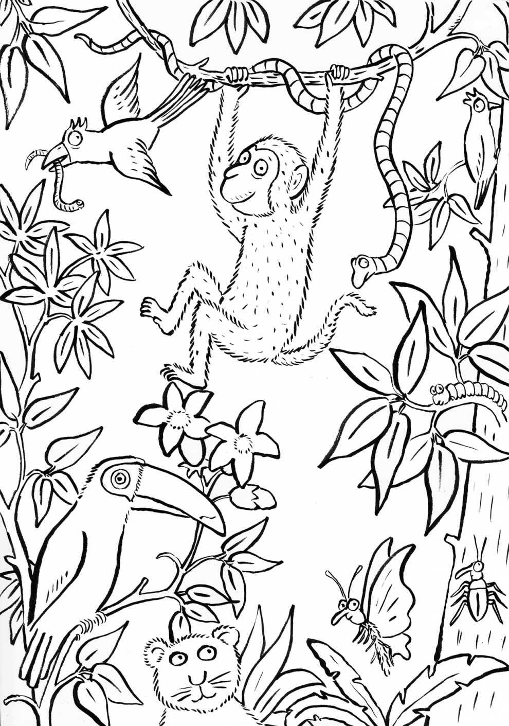 Axel Scheffler 39 s Official Website Monkey