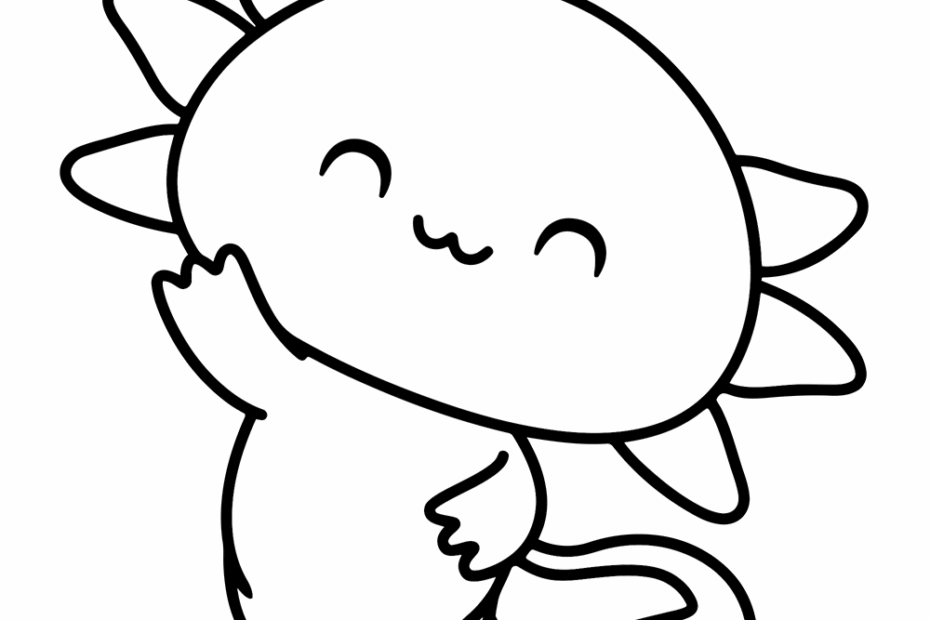 Axolotl Coloring Pages FREE 2025 Coloring And Learn