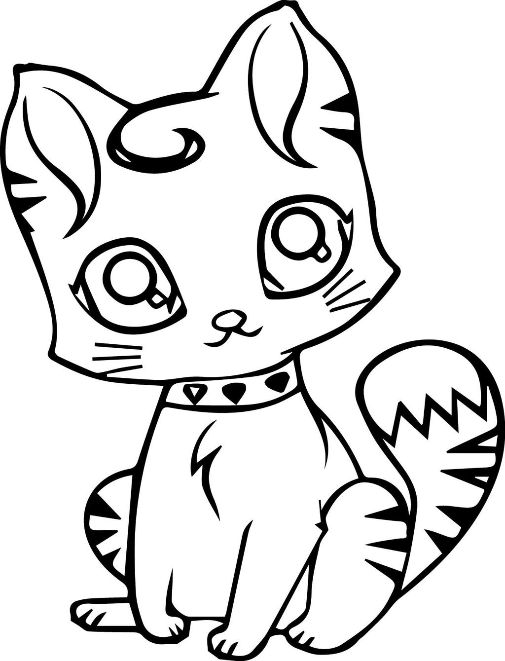 cat printable coloring pages