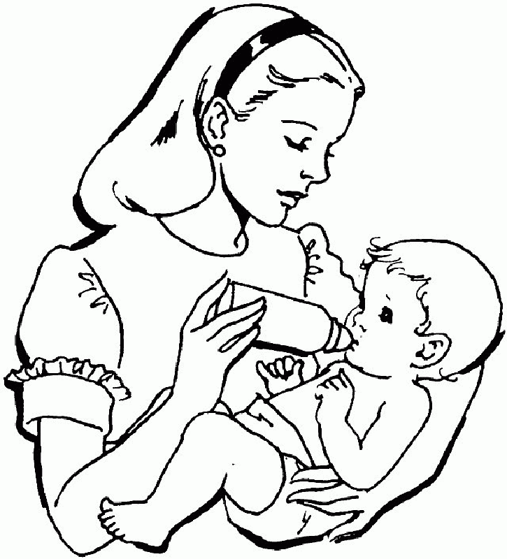 Baby Coloring Pages To Print Coloring Home Baby Coloring Pages To Print Coloring Home