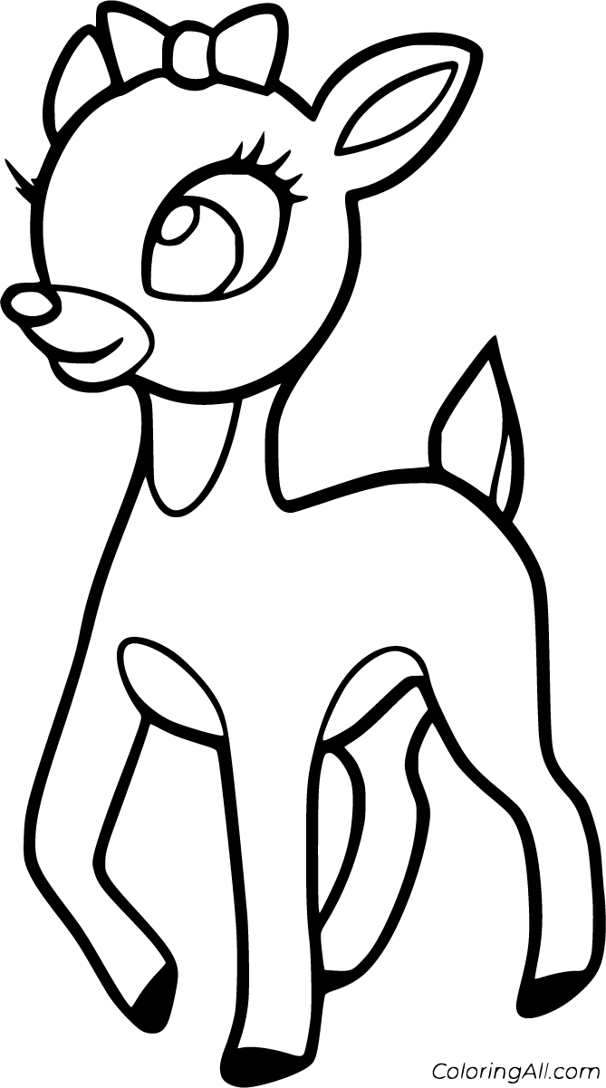 Baby Deer Coloring Pages 18 Free Printables ColoringAll Baby Deer Coloring Pages 18 Free Printables ColoringAll