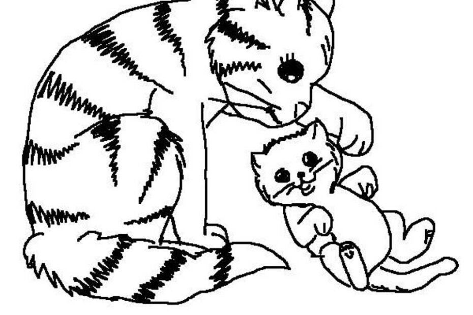 Baby Kittens Coloring Pages Coloring Home
