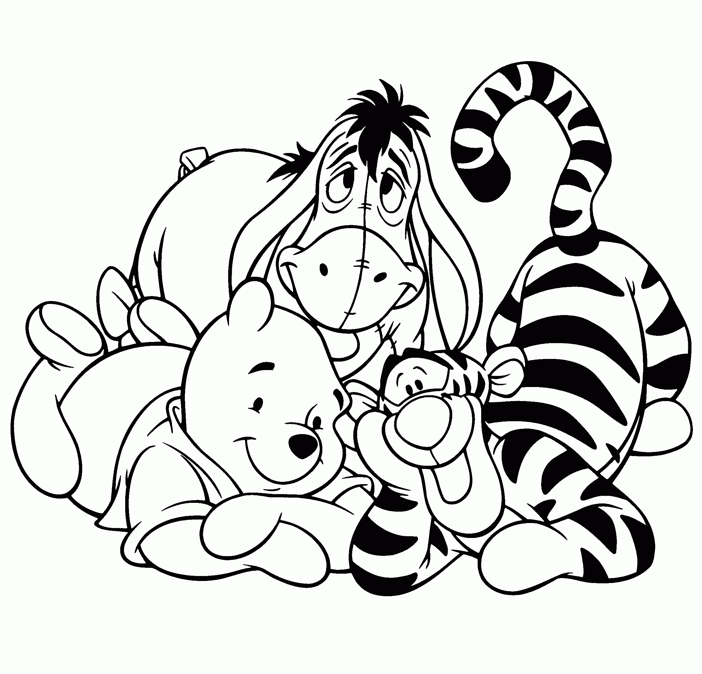 printable Winnie the Pooh drawing