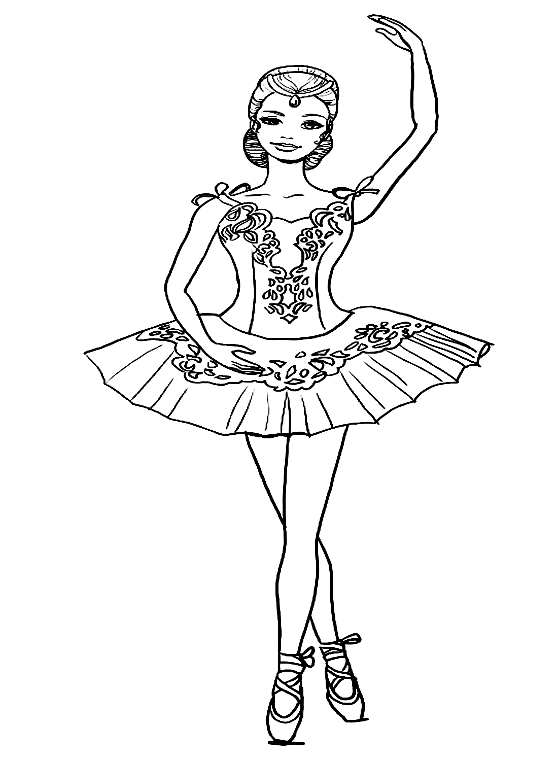 Ballerina Printable Sheet Coloring Online Free Ballerina Printable Sheet Coloring Online Free
