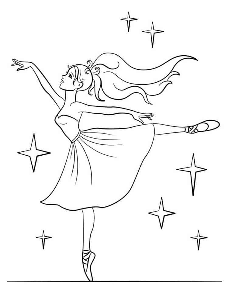Ballet Coloring Pages Ballet Coloring Pages