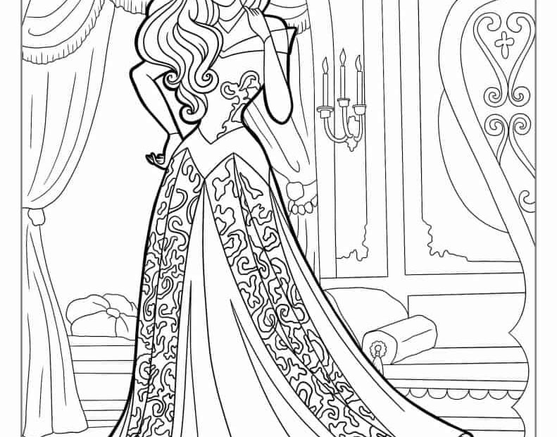Barbie Coloring Pages For Girls Printable