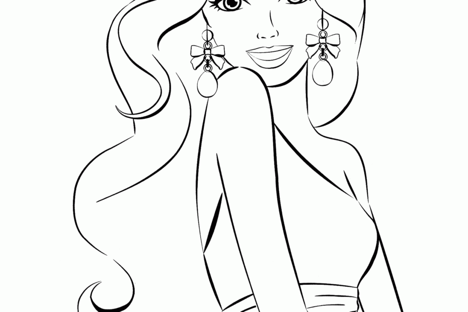 Barbie Coloring Pages Pdf Coloring Home