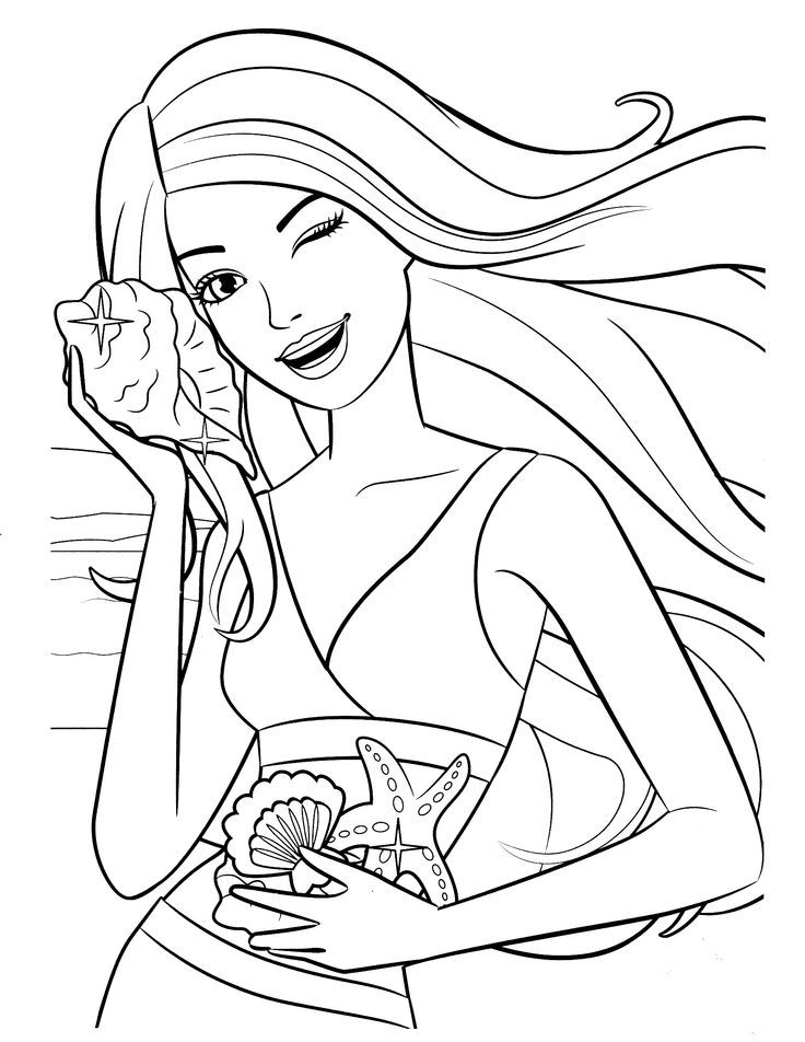 Barbie Coloring Pages Pdf Coloring Home