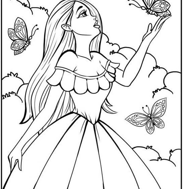 Barbie Doll Pictures For Coloring Infoupdate