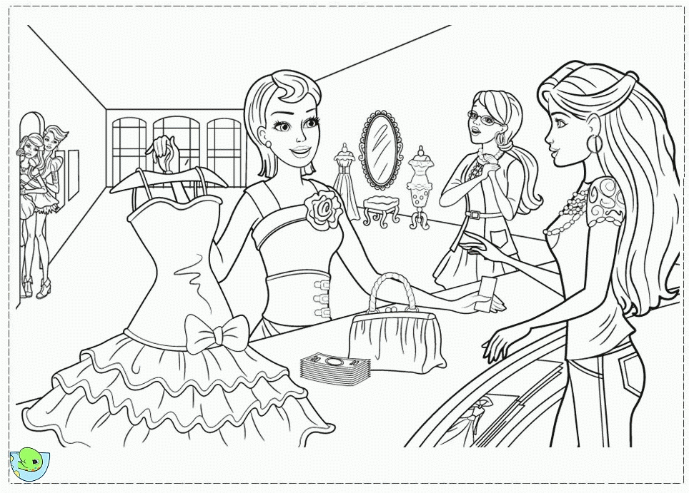 Barbie Fashion Fairytale Coloring Pages Printable Coloring Home Barbie Fashion Fairytale Coloring Pages Printable Coloring Home