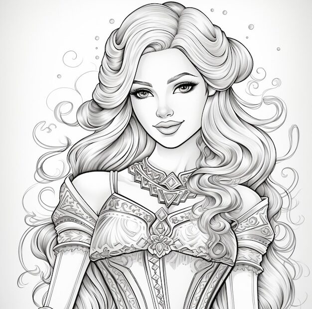 Barbie Images For Coloring Infoupdate