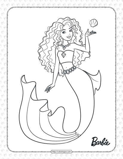 Barbie Mermaid Colouring Pages To Print Infoupdate Barbie Mermaid Colouring Pages To Print Infoupdate