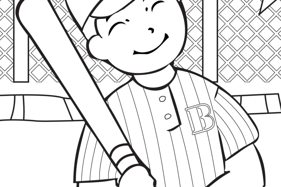 Baseball Coloring Pages 15 Coloringkids