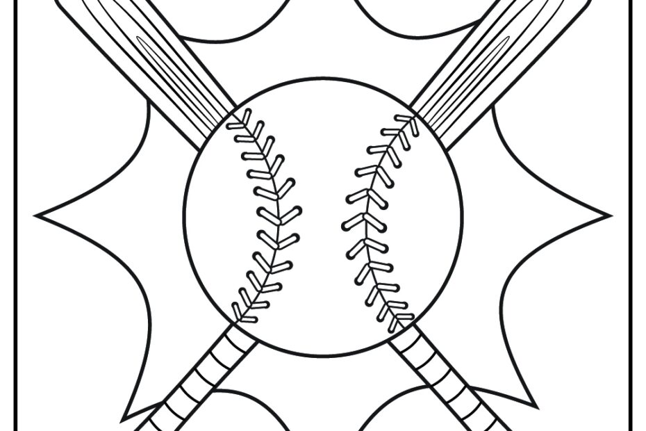 Baseball Coloring Pages For Kids Fun Free Printable 57 OFF
