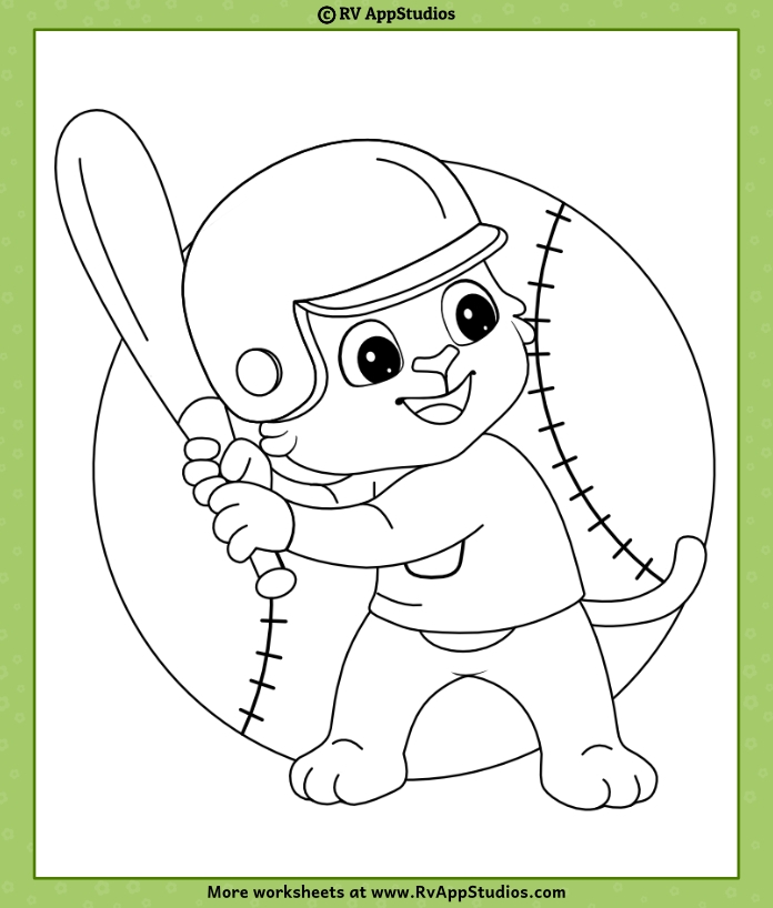 Baseball Coloring Pages Printable Baseball Coloring Pages Printable
