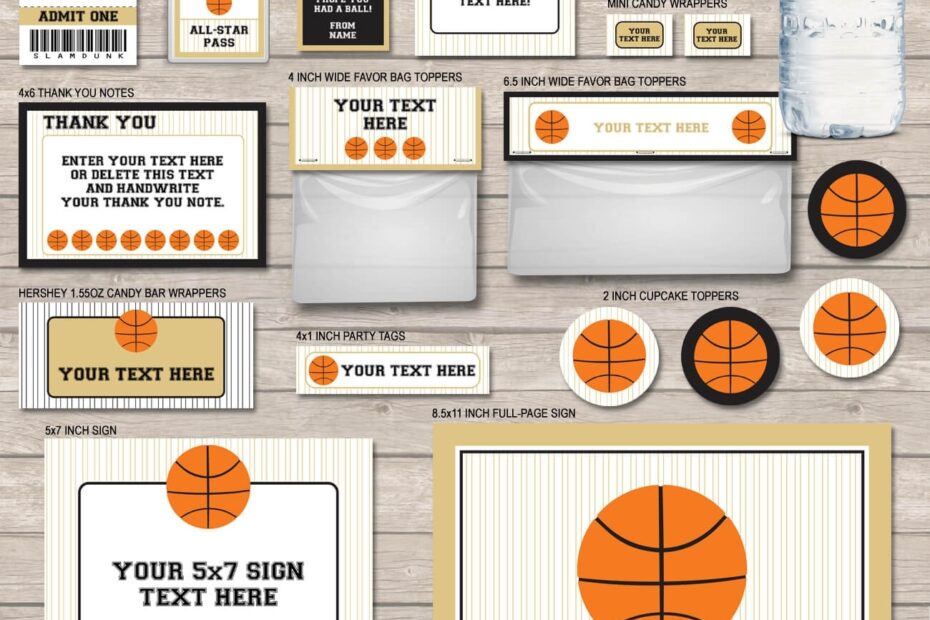 Basketball Invites Free Printable Free Printable