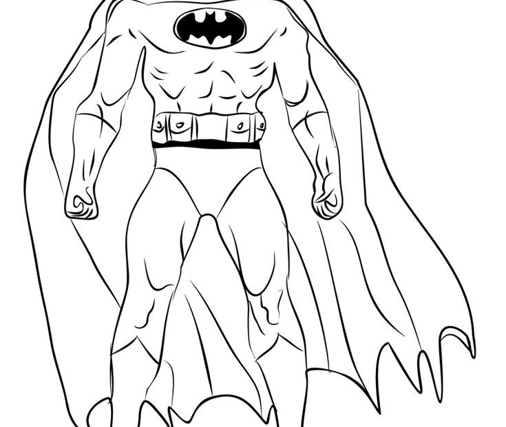 Batman 1 Coloring Page Superhero Coloring Pages Batman Coloring