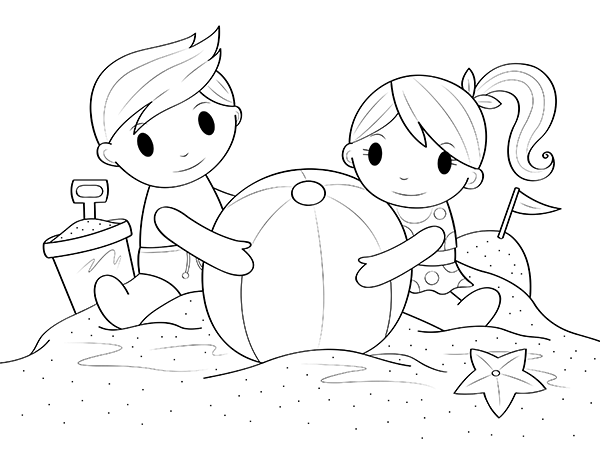 Beach Ball Coloring Page Beach Drawings You Will Find Down Below Beach Ball Coloring Page Beach Drawings You Will Find Down Below