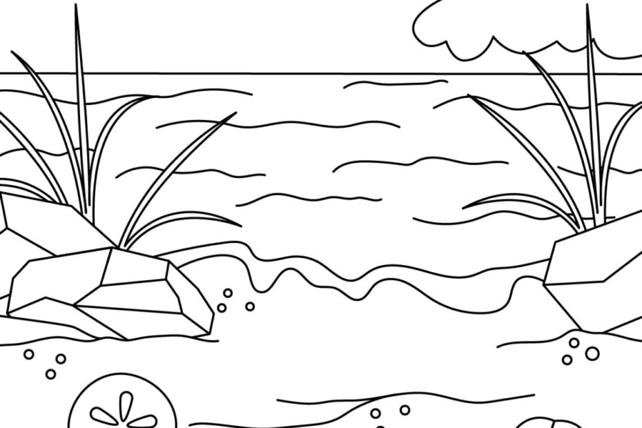 Beach Coloring Pages 25 FREE Pages Printabulls