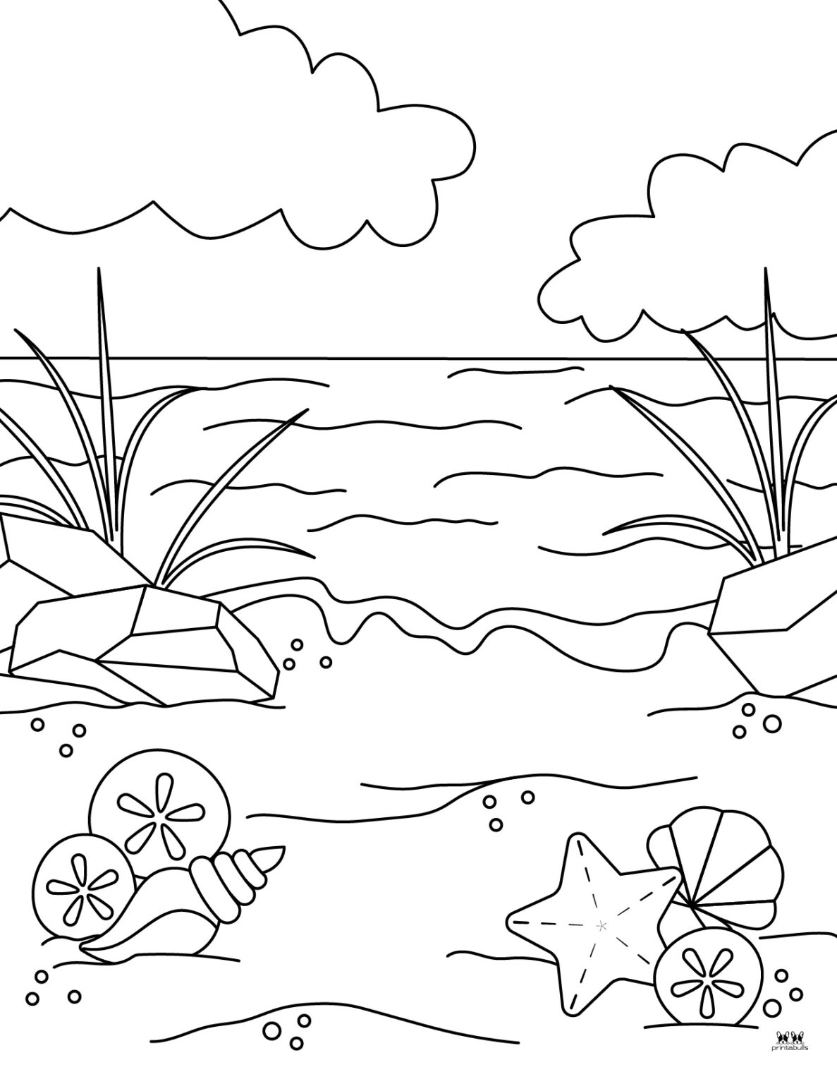 Beach Coloring Pages 25 FREE Pages Printabulls Beach Coloring Pages 25 FREE Pages Printabulls