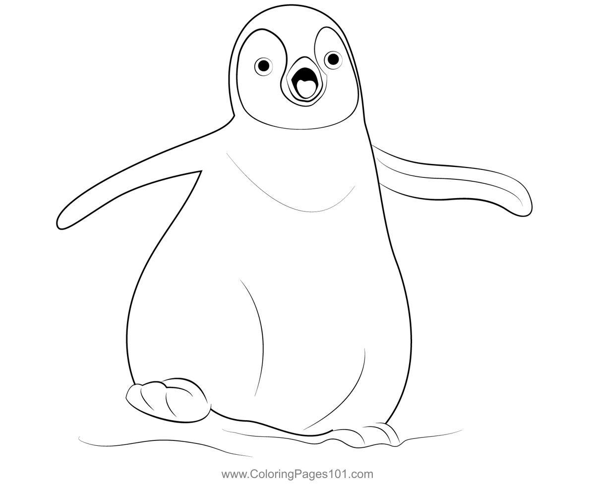 Beautiful Penguin Coloring Page For Kids Free Penguins Printable Beautiful Penguin Coloring Page For Kids Free Penguins Printable