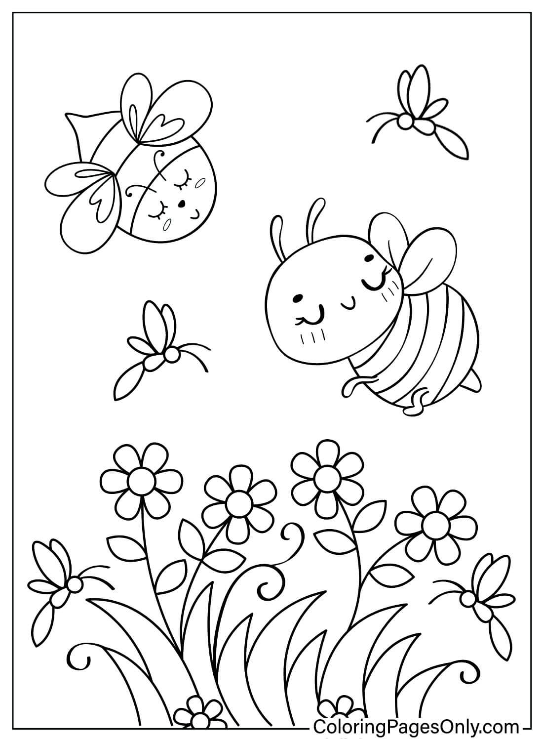 Bee Coloring Sheet Free Printable Coloring Pages Bee Coloring Sheet Free Printable Coloring Pages