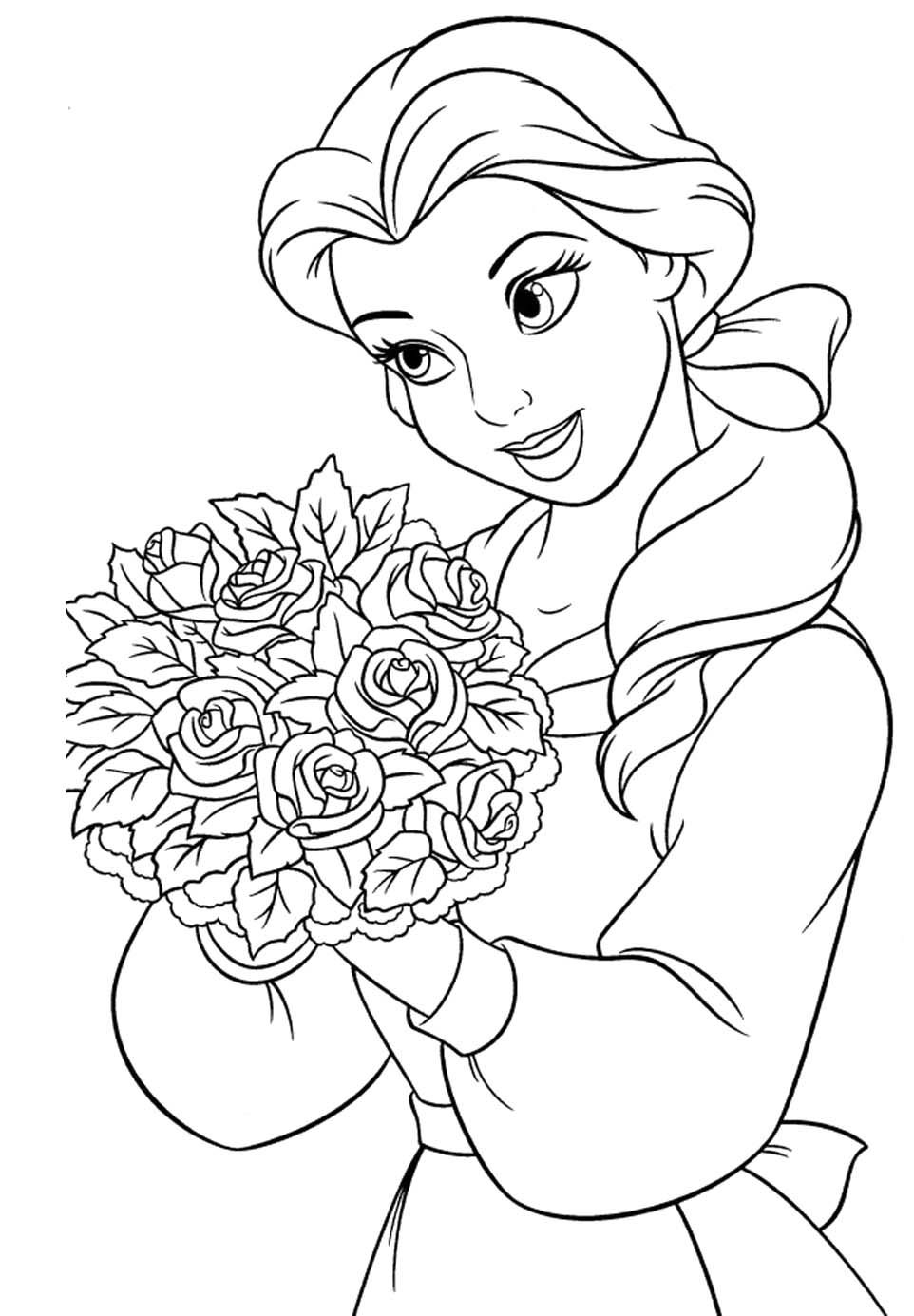 Belle Printable Coloring Pages Free Printable Templates Belle Printable Coloring Pages Free Printable Templates