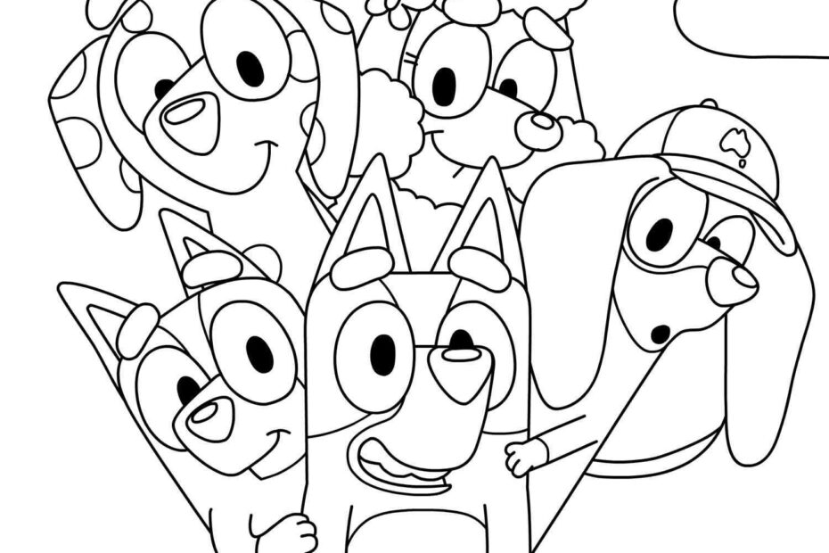 Best 12 Free Printable Bluey Coloring Pages For Kids Artofit