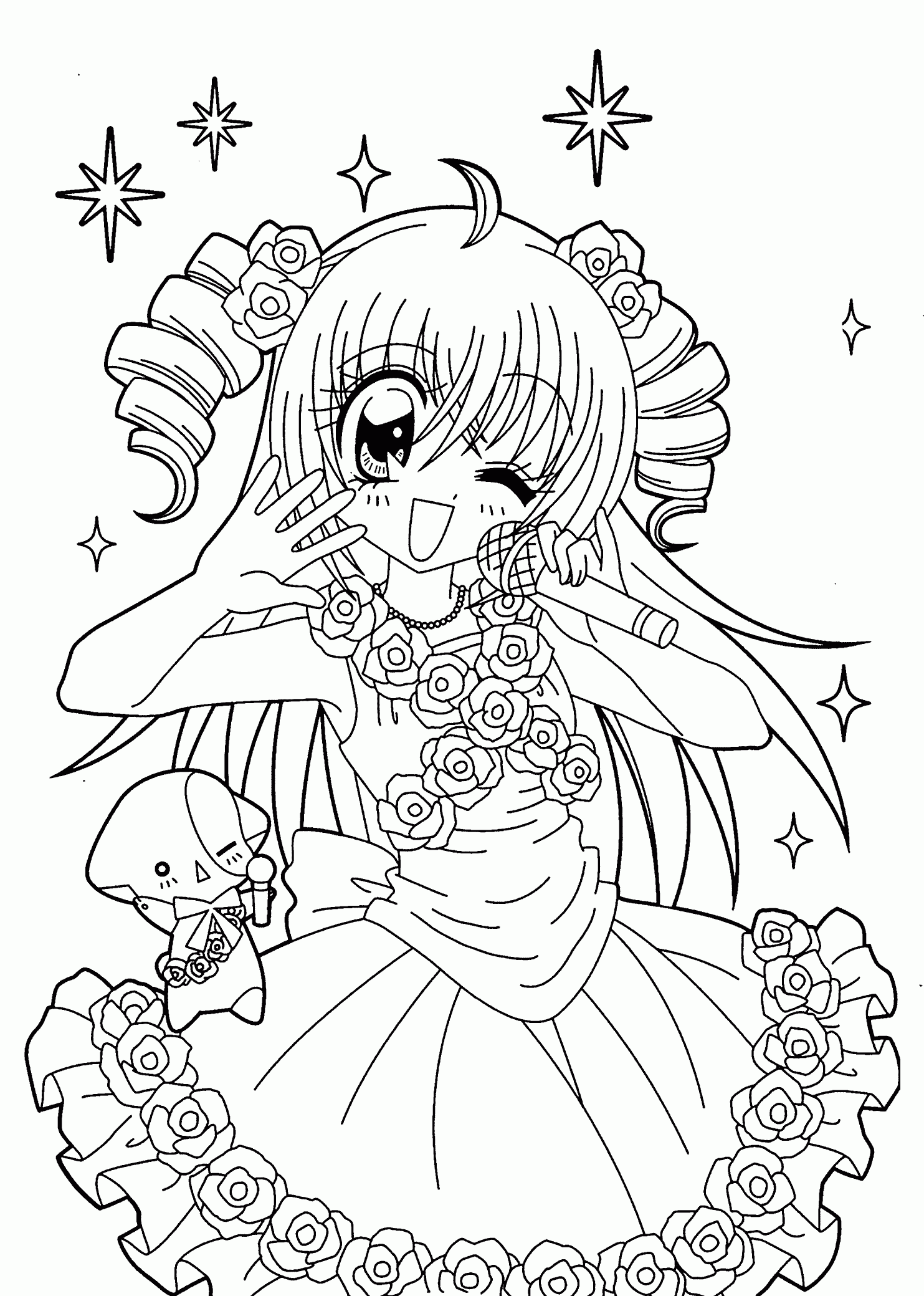 Best Anime Coloring Page Free Printable Anime Colorin Vrogue co