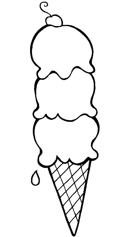 Best Photos Of Scoop Ice Cream Coloring Page Ice Cream Scoop The Best 