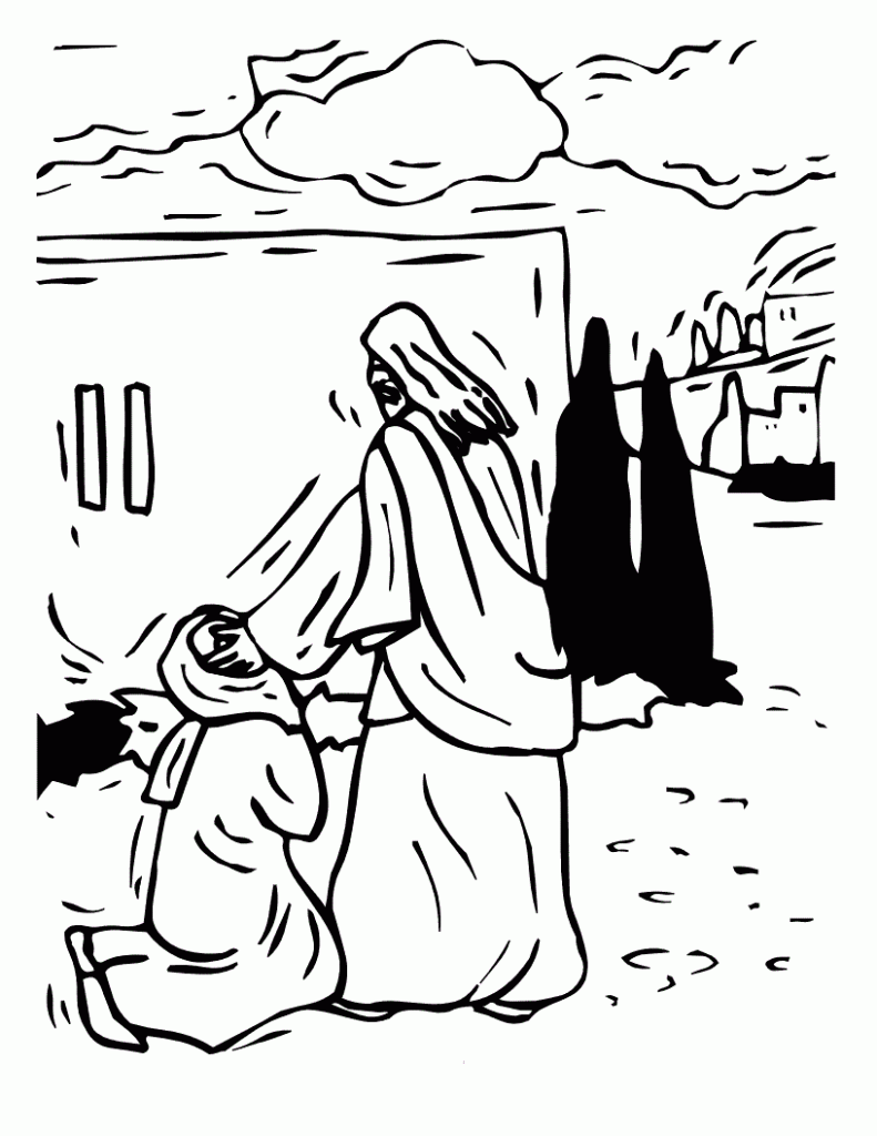 Bible Coloring Pages Teach Your Kids Through Coloring 
