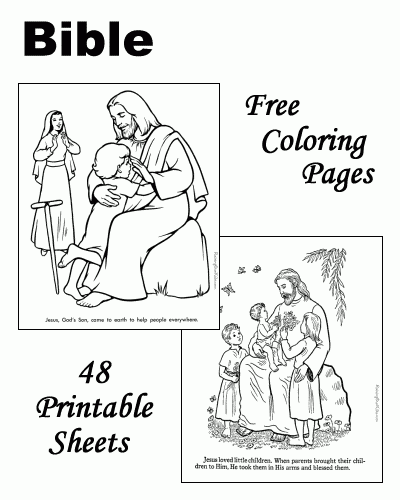 Bible Coloring Pages Bible Coloring Pages