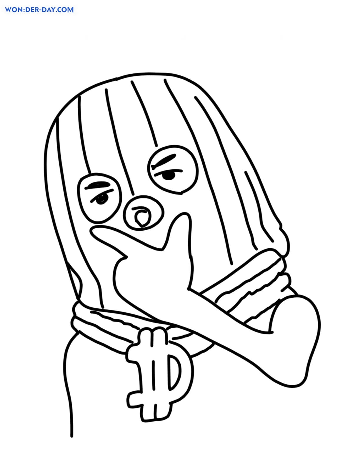 Big Dill Fortnite Coloring Pages WONDER DAY Big Dill Fortnite Coloring Pages WONDER DAY