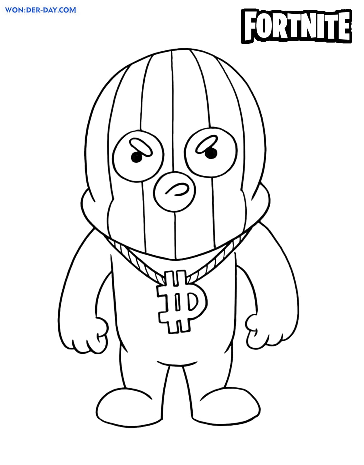 Big Dill Fortnite Coloring Pages WONDER DAY Big Dill Fortnite Coloring Pages WONDER DAY