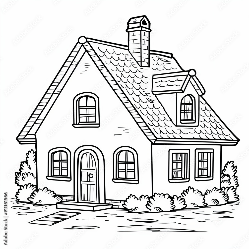 printable house coloring page printable house coloring page
