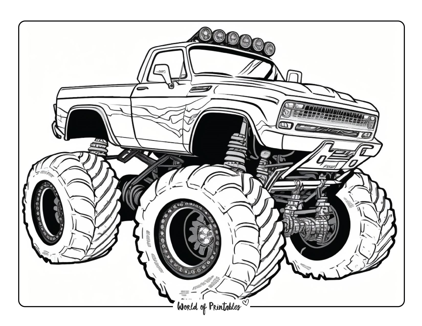 monster trucks printable coloring pages monster trucks printable coloring pages