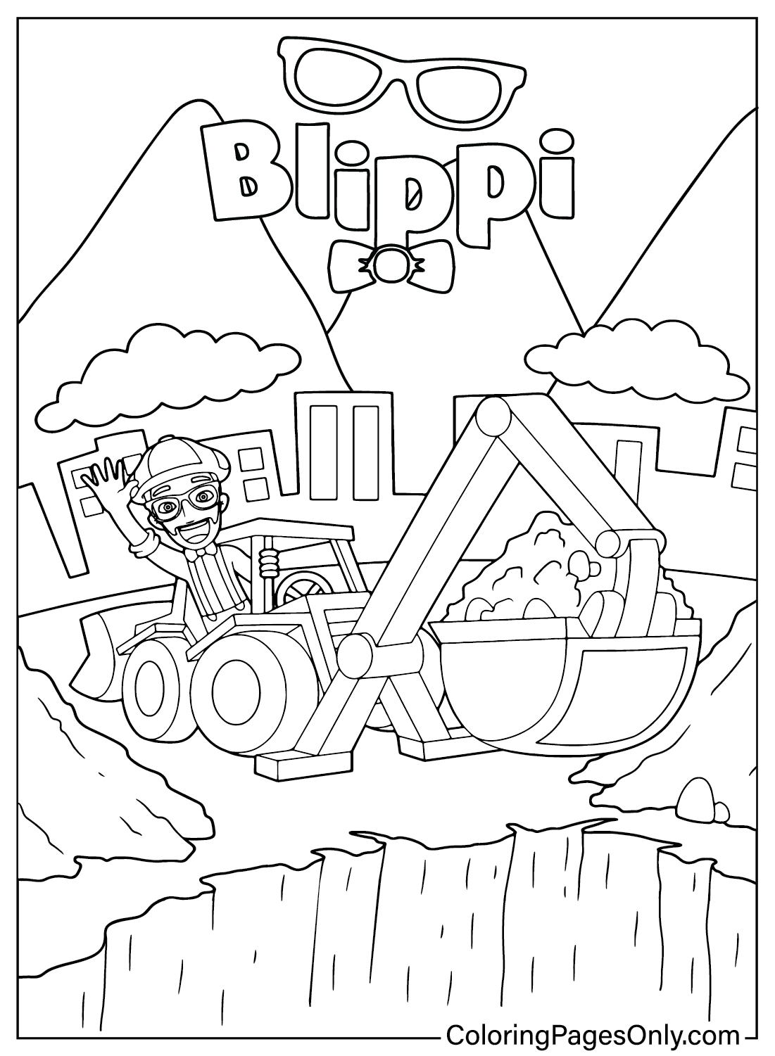 blimpie coloring pages