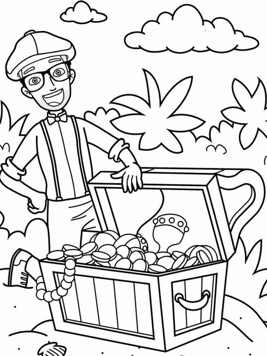 Blippi printable coloring pages Blippi printable coloring pages