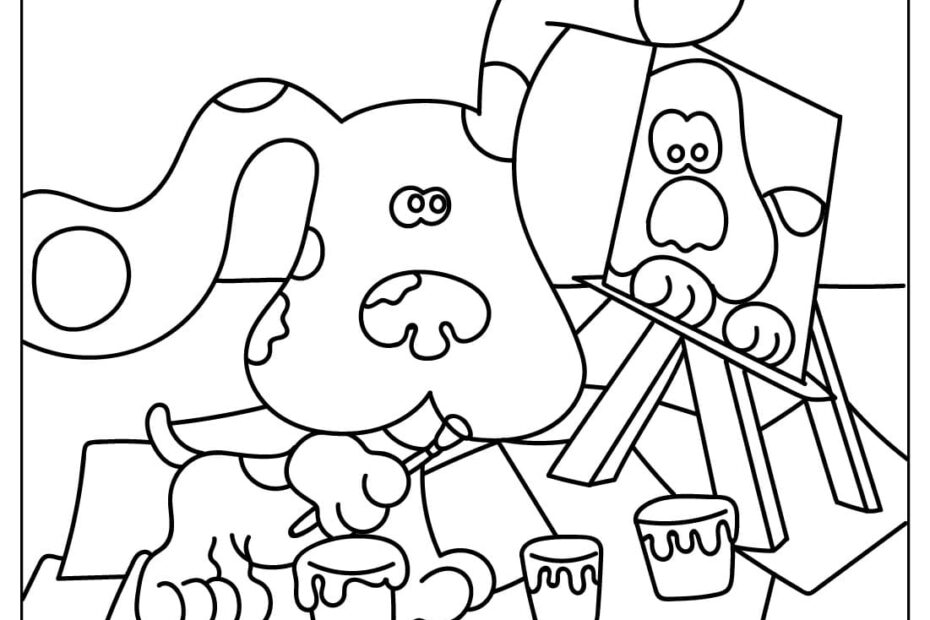 Blue Coloring Pages To Printable Free Printable Coloring Pages