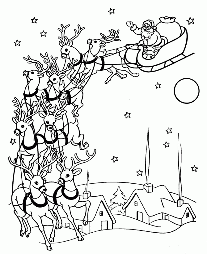 BlueBonkers Santa Claus Coloring Pages 1 BlueBonkers Santa Claus Coloring Pages 1