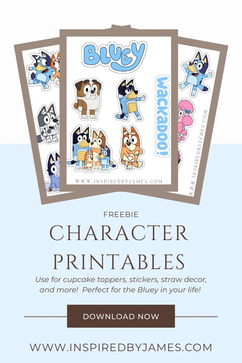 Bluey Characters Printable Calendar Productivity Hacks Bluey Characters Printable Calendar Productivity Hacks